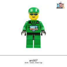 Figurine Town Arctic - Green, Green Cap, réf. arc007