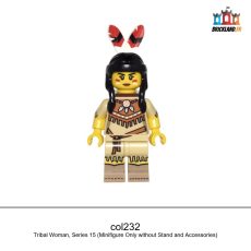Figurine Collectible Minifigures Tribal Woman, Series 15, réf. col232