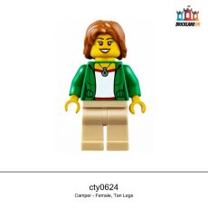 Figurine Town Camper - Female, Tan Legs, réf. cty0624