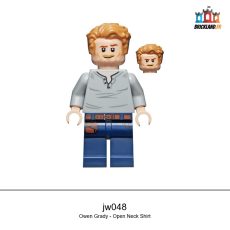 Figurine Jurassic World Owen Grady - Open Neck Shirt, réf. jw048