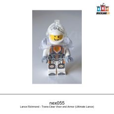 Figurine NEXO KNIGHTS Lance Richmond - Trans-Clear Visor and Armor (Ultimate Lance), réf. nex055