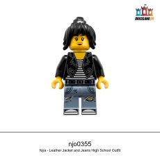 Figurine The LEGO NINJAGO Movie Nya - Leather Jacket and Jeans High School Outfit, réf. njo0355