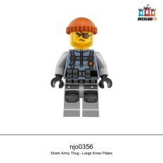 Figurine The LEGO NINJAGO Movie Shark Army Thug - Large Knee Plates, réf. njo0356