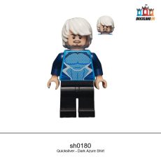 Figurine Super Heroes Quicksilver - Dark Azure Shirt, réf. sh0180
