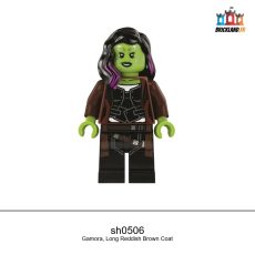 Figurine Super Heroes Gamora, Long Reddish Brown Coat, réf. sh0506