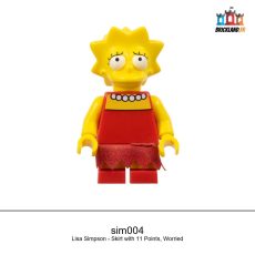 Figurine The Simpsons Lisa Simpson - Skirt with 11 Points, Worried, réf. sim004