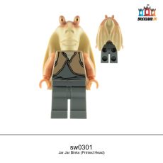 Figurine Star Wars Jar Jar Binks (Printed Head), réf. sw0301