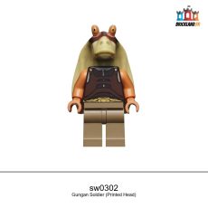 Figurine Star Wars Gungan Soldier (Printed Head), réf. sw0302