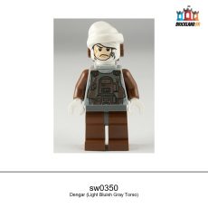 Figurine Star Wars Dengar (Light Bluish Gray Torso), réf. sw0350