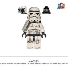 Figurine Star Wars Sandtrooper - White Pauldron, Survival Backpack, Dirt Stains, réf. sw0383