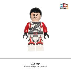 Figurine Star Wars Republic Trooper Jace Malcom, réf. sw0391