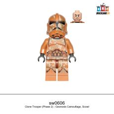 Figurine Star Wars Clone Trooper (Phase 2) - Geonosis Camouflage, Scowl, réf. sw0606