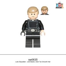 Figurine Star Wars Luke Skywalker - Jedi Master, Dark Tan Smooth Hair, réf. sw0635