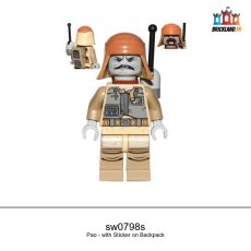 Figurine Star Wars Pao - with Sticker on Backpack, réf. sw0798s
