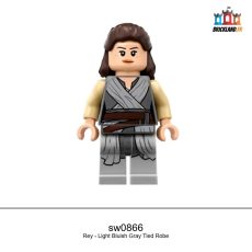 Figurine Star Wars Rey - Light Bluish Gray Tied Robe, réf. sw0866