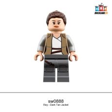 Figurine Star Wars Rey - Dark Tan Jacket, réf. sw0888