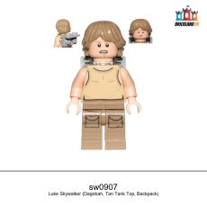 Figurine Star Wars Luke Skywalker (Dagobah, Tan Tank Top, Backpack), réf. sw0907