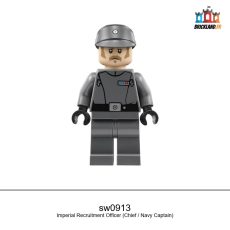 Figurine Star Wars Imperial Recruitment Officer (Chief / Navy Captain), réf. sw0913