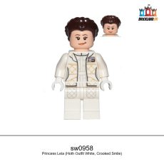 Figurine Star Wars Princess Leia (Hoth Outfit White, Crooked Smile), réf. sw0958