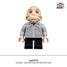 Figurine Star Wars Ugnaught - Light Bluish Gray Shirt, Black Short Legs, réf. sw0970