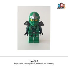 Figurine The LEGO Movie Ninja - Green (The Lego Movie, with Armor and Scabbard), réf. tlm067