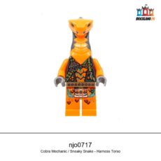 Figurine NINJAGO Cobra Mechanic / Sneaky Snake - Harness Torso, réf. njo0717