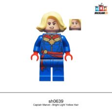 Figurine Super Heroes Captain Marvel - Bright Light Yellow Hair, réf. sh0639