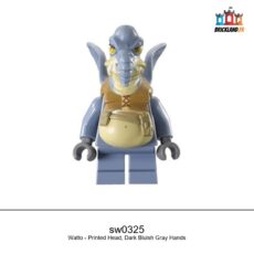 Figurine Star Wars Watto - Printed Head, Dark Bluish Gray Hands, réf. sw0325