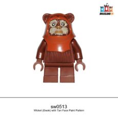 Figurine Star Wars Wicket (Ewok) with Tan Face Paint Pattern, réf. sw0513