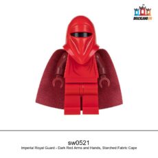 Figurine Star Wars Imperial Royal Guard - Dark Red Arms and Hands, Starched Fabric Cape, réf. sw0521