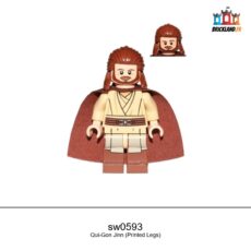 Figurine Star Wars Qui-Gon Jinn (Printed Legs), réf. sw0593