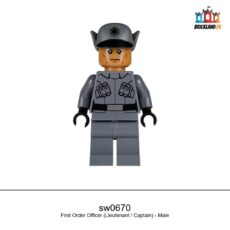 Figurine Star Wars First Order Officer (Lieutenant / Captain) - Male, réf. sw0670