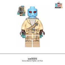 Figurine Star Wars Duros Alliance Fighter, Jet Pack, réf. sw0689