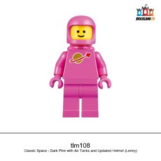 Figurine The LEGO Movie 2 Classic Space - Dark Pink with Air Tanks and Updated Helmet (Lenny), réf. tlm108