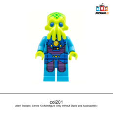 Figurine Collectible Minifigures Alien Trooper, Series 13, réf. col201