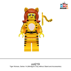 Figurine Collectible Minifigures Tiger Woman, Series 14, réf. col219