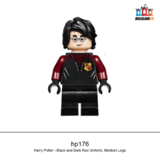 Figurine Harry Potter Harry Potter - Black and Dark Red Uniform, Medium Legs, réf. hp176