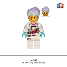 Figurine Hidden Side J.B. Watt - Large Smile / Annoyed, réf. hs002