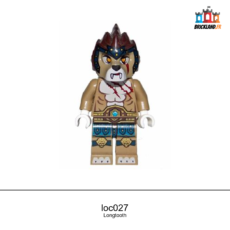 Figurine LEGENDS OF CHIMA Longtooth, réf. loc027