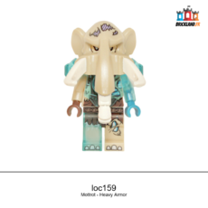 Figurine LEGENDS OF CHIMA Mottrot - Heavy Armor, réf. loc159