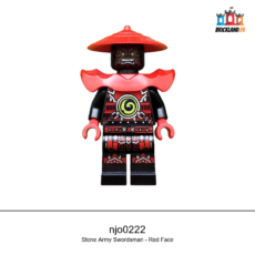 Figurine NINJAGO Stone Army Swordsman - Red Face, réf. njo0222