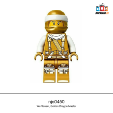 Figurine NINJAGO Wu Sensei, Golden Dragon Master, réf. njo0450