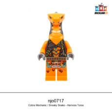 Figurine NINJAGO Cobra Mechanic / Sneaky Snake - Harness Torso, réf. njo0717
