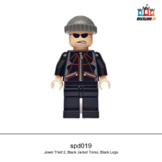 Figurine Spider-Man Jewel Thief 2, Black Jacket Torso, Black Legs, réf. spd019