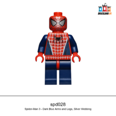 Figurine Spider-Man Spider-Man 3 - Dark Blue Arms and Legs, Silver Webbing, réf. spd028
