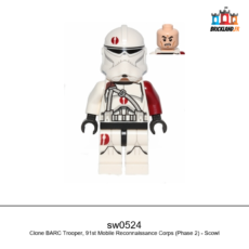 Figurine Star Wars Clone BARC Trooper, 91st Mobile Reconnaissance Corps, réf. sw0524