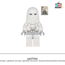 Figurine Star Wars Snowtrooper, Light Bluish Gray Hips, Light Bluish Gray Hands, réf. sw0764b