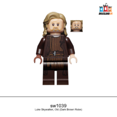 Figurine Star Wars Luke Skywalker, Old (Dark Brown Robe), réf. sw1039