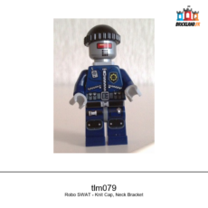 Figurine The LEGO Movie Robo SWAT - Knit Cap, Neck Bracket, réf. tlm079
