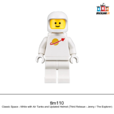 Figurine The LEGO Movie 2 Classic Space - White with Air Tanks and Updated Helmet, réf. tlm110